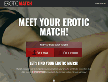 Tablet Screenshot of eroticmatch.net